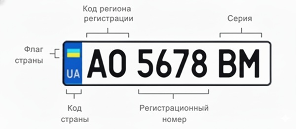 маркировка номерных знаков ужгорода