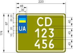 номерні знаки Підтип 4-1