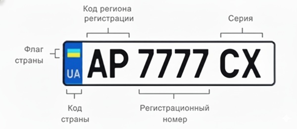 маркировка номерных знаков запорожья